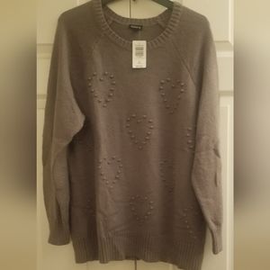 Torrid heart sweater